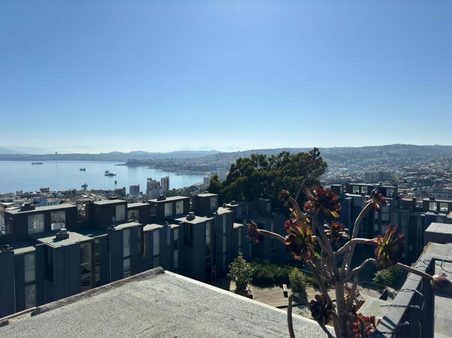 Hermoso Duplex En Cerro Alegre Con Vista Al Mar Y Cerros Valparaíso Exterior foto
