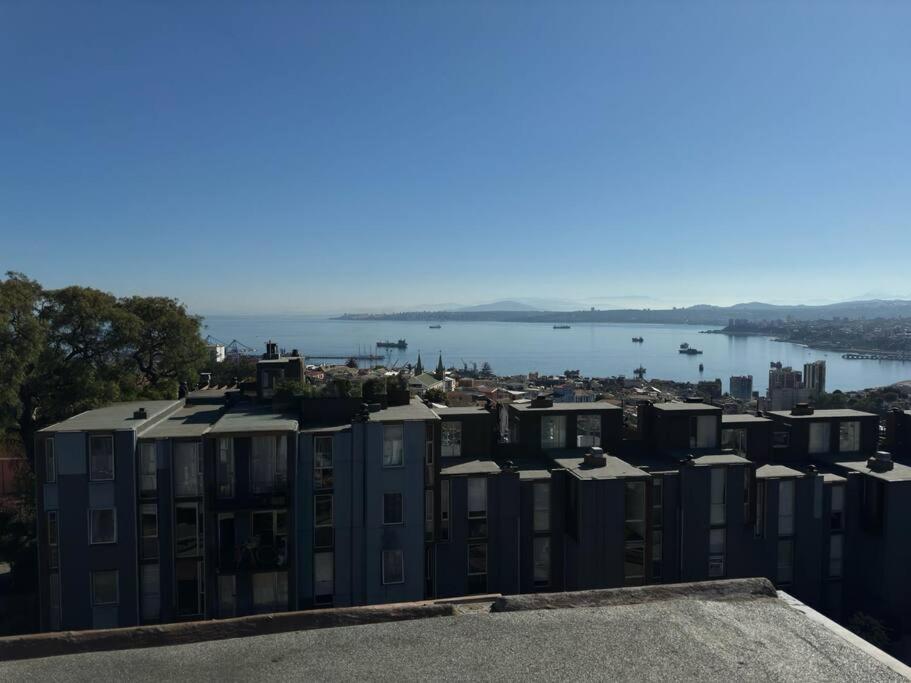 Hermoso Duplex En Cerro Alegre Con Vista Al Mar Y Cerros Valparaíso Exterior foto